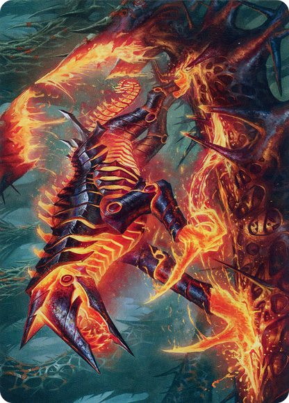 Kuldotha Cackler // Kuldotha Cackler (AONE-032) (Borderless) [Phyrexia: All Will Be One Art Series]