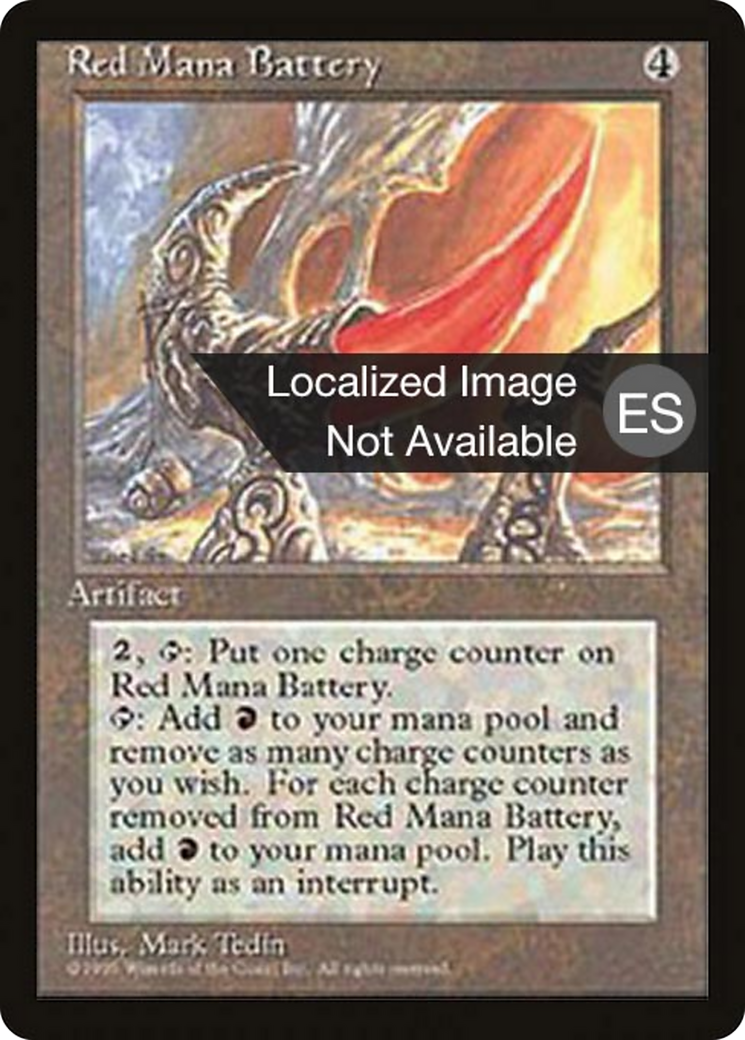 Red Mana Battery (4BB-343) [Fourth Edition Foreign Black Border]
