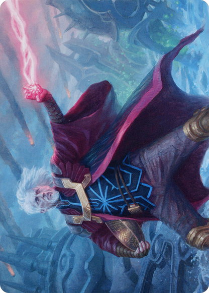 Urza, Lord Protector // Urza, Lord Protector (ABRO-041) (Borderless) [The Brothers' War Art Series]