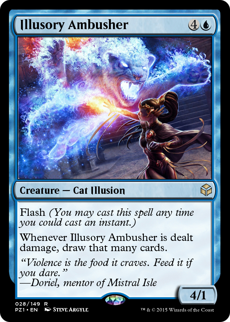 Illusory Ambusher (PZ1-028) [Legendary Cube Prize Pack] Foil