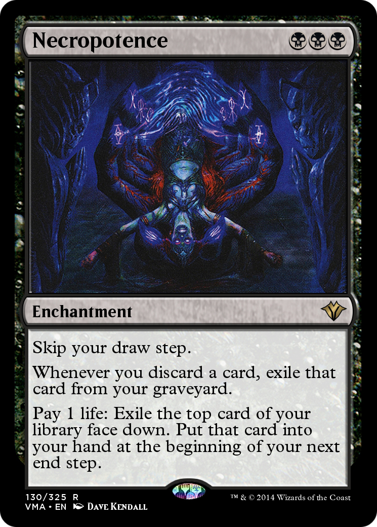 Necropotence (VMA-130) [Vintage Masters] Foil