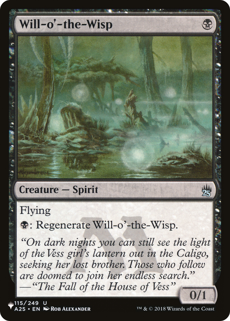 Will-o'-the-Wisp (PLST-A25-115) [The List]