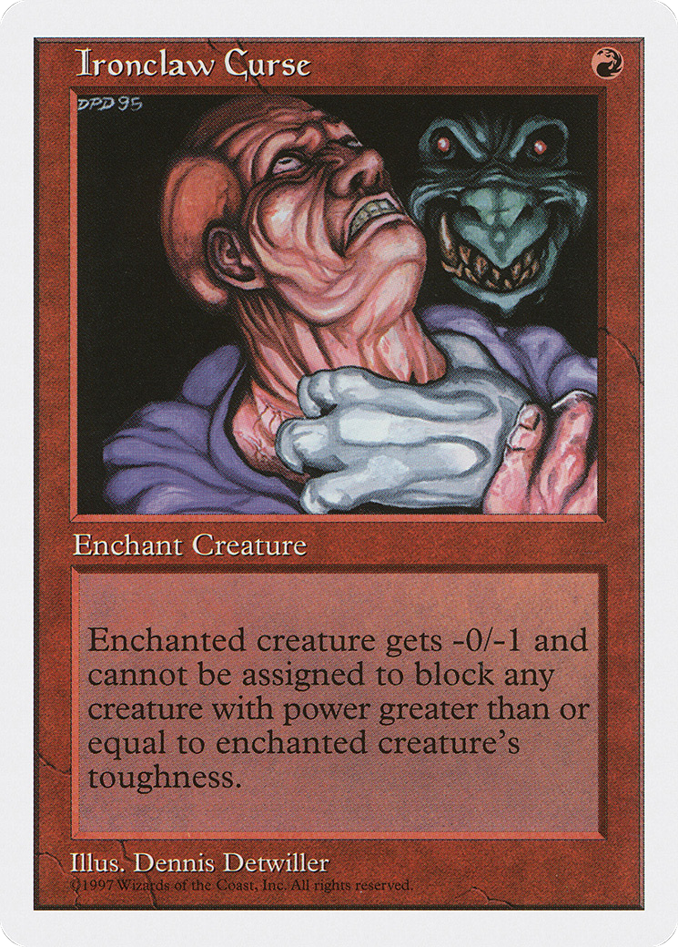 Ironclaw Curse (5ED-244) [Fifth Edition]
