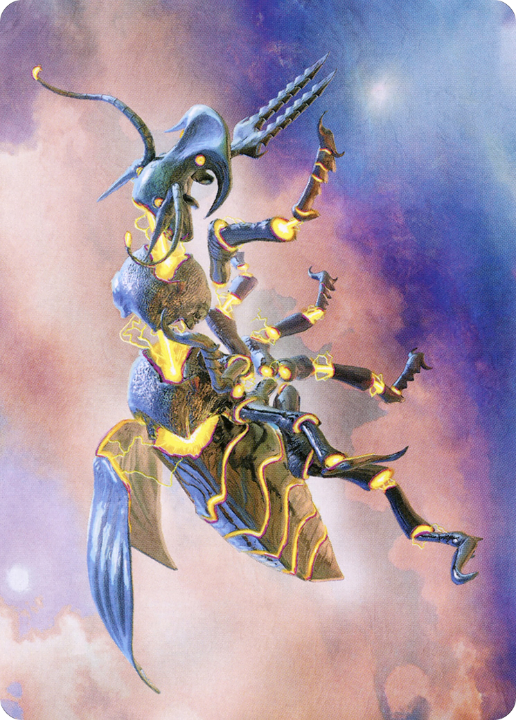 Zabaz, the Glimmerwasp // Zabaz, the Glimmerwasp (AMH2-065) (Borderless) [Modern Horizons 2 Art Series]