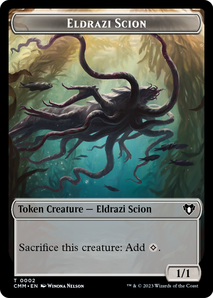 Eldrazi Scion (TCMM-002) [Commander Masters Tokens] Foil
