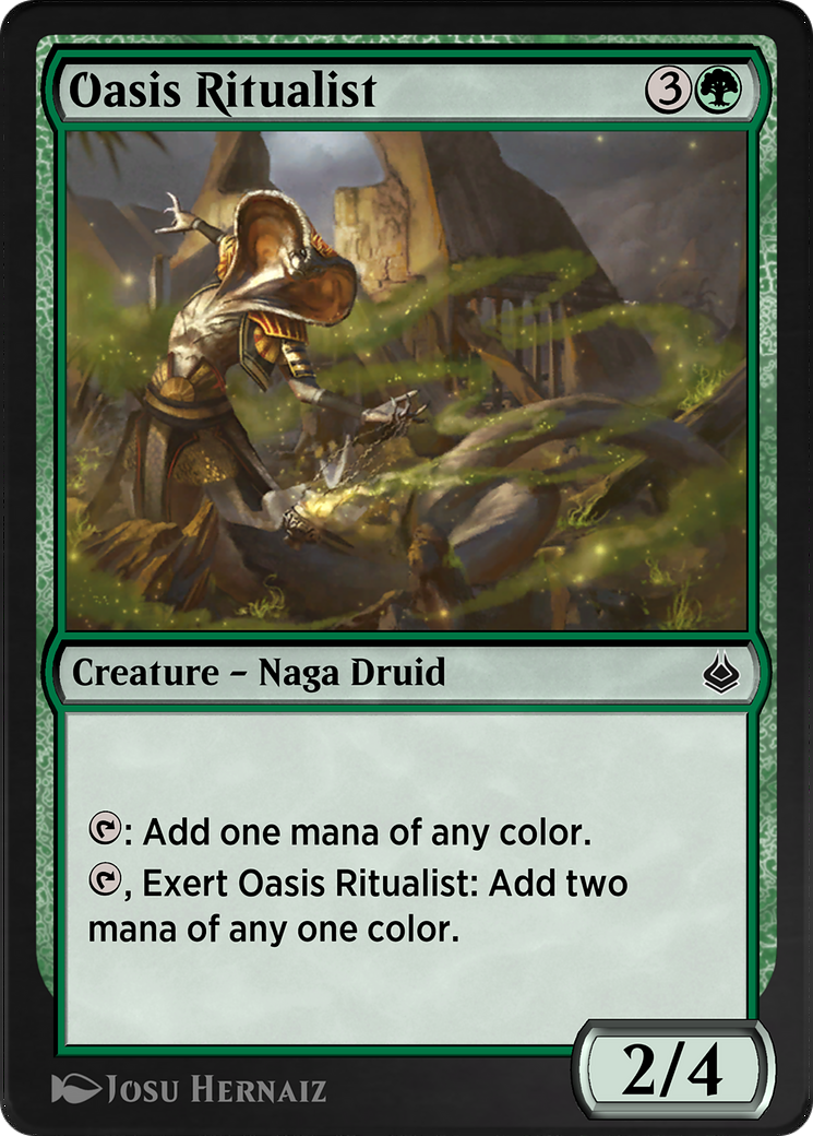 Oasis Ritualist (AKR-205) [Amonkhet Remastered]