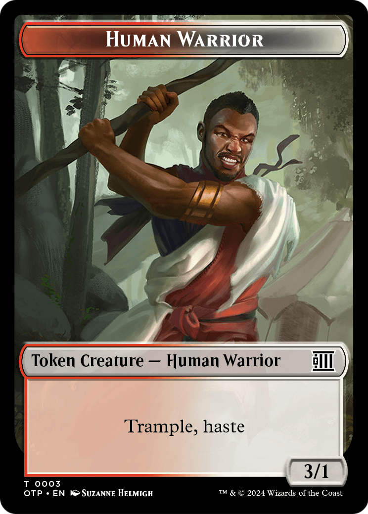 Human Warrior (TOTP-003) [Breaking News Tokens]