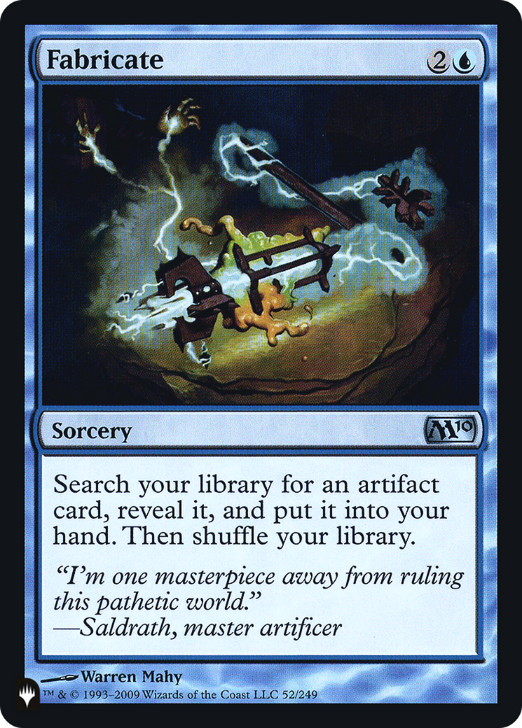 Fabricate (PLST-M10-52) [The List] Foil