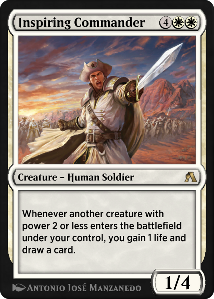 Inspiring Commander (OANA-004) [Arena New Player Experience Cards]
