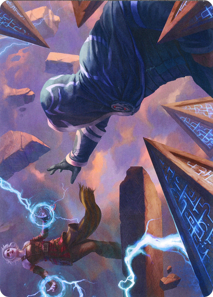 Nahiri's Binding // Nahiri's Binding (AZNR-042) (Borderless) [Zendikar Rising Art Series]