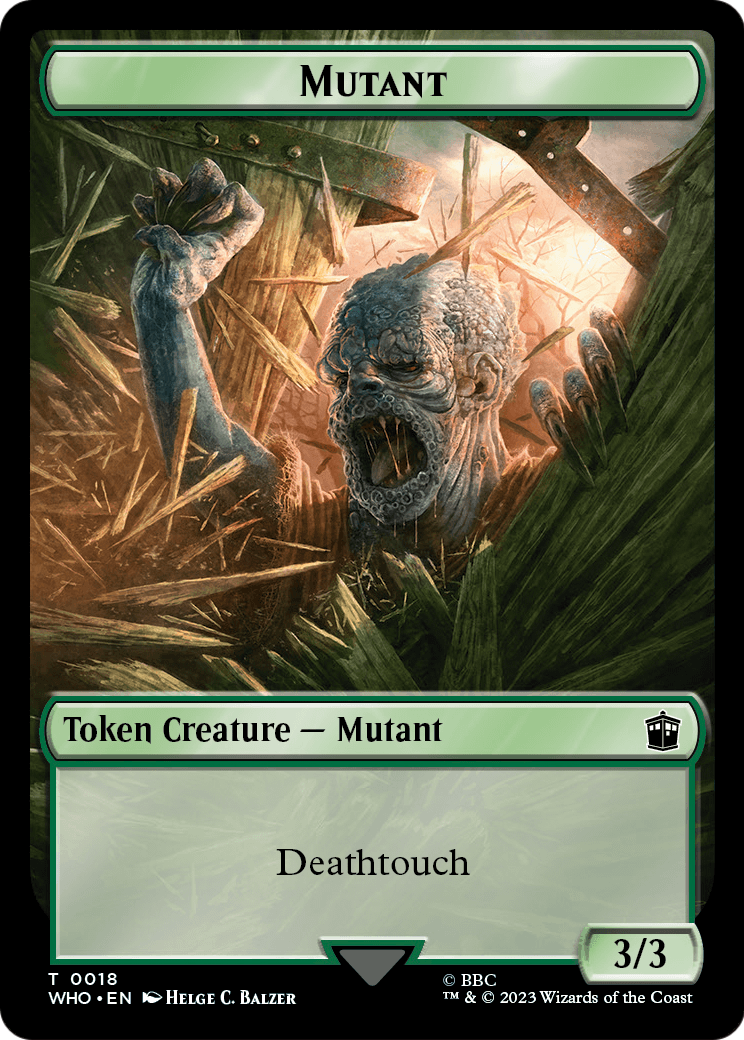 Mutant (TWHO-018) [Doctor Who Tokens] Foil