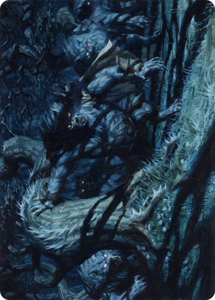 Unnatural Moonrise // Unnatural Moonrise (AMID-070) (Borderless) [Midnight Hunt Art Series]