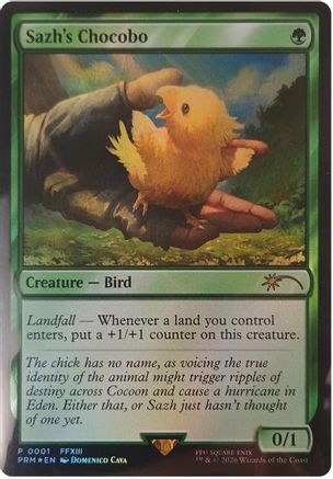 Sazh's Chocobo (UMP-001) [Unique and Miscellaneous Promos] Foil