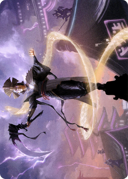 Naomi, Pillar of Order // Naomi, Pillar of Order (ANEO-035) (Borderless) [Neon Dynasty Art Series] Foil