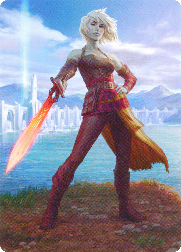 Nahiri, Heir of the Ancients // Nahiri, Heir of the Ancients (AZNR-003) (Borderless) [Zendikar Rising Art Series] Foil