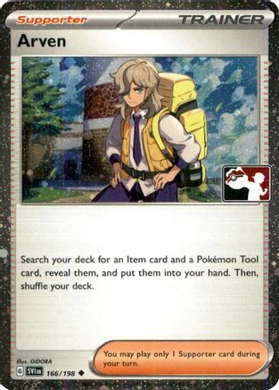 Arven (Cosmos Holo) (166/198) [Prize Pack Series Cards] Holofoil - Uncommon