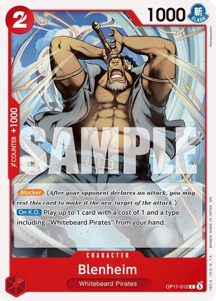 Blenheim [The World's Strongest Warriors]