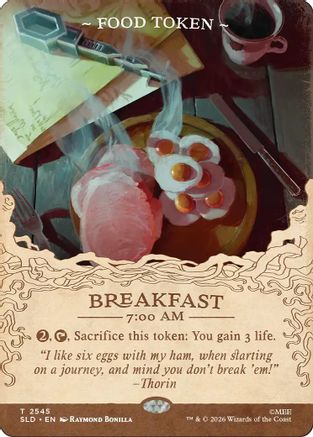 Food Token (SLD-2545) [Secret Lair Drop Series] Foil