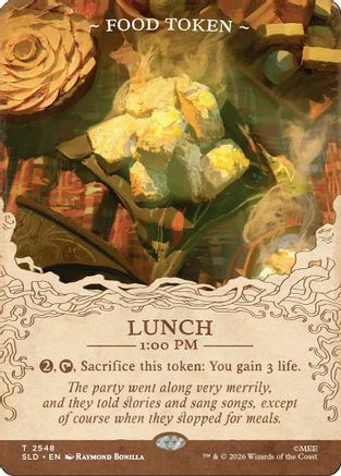 Food Token (SLD-2548) [Secret Lair Drop Series] Foil