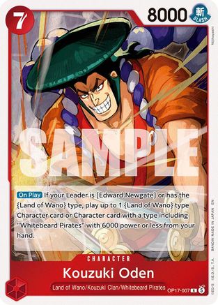 Kouzuki Oden [The World's Strongest Warriors]