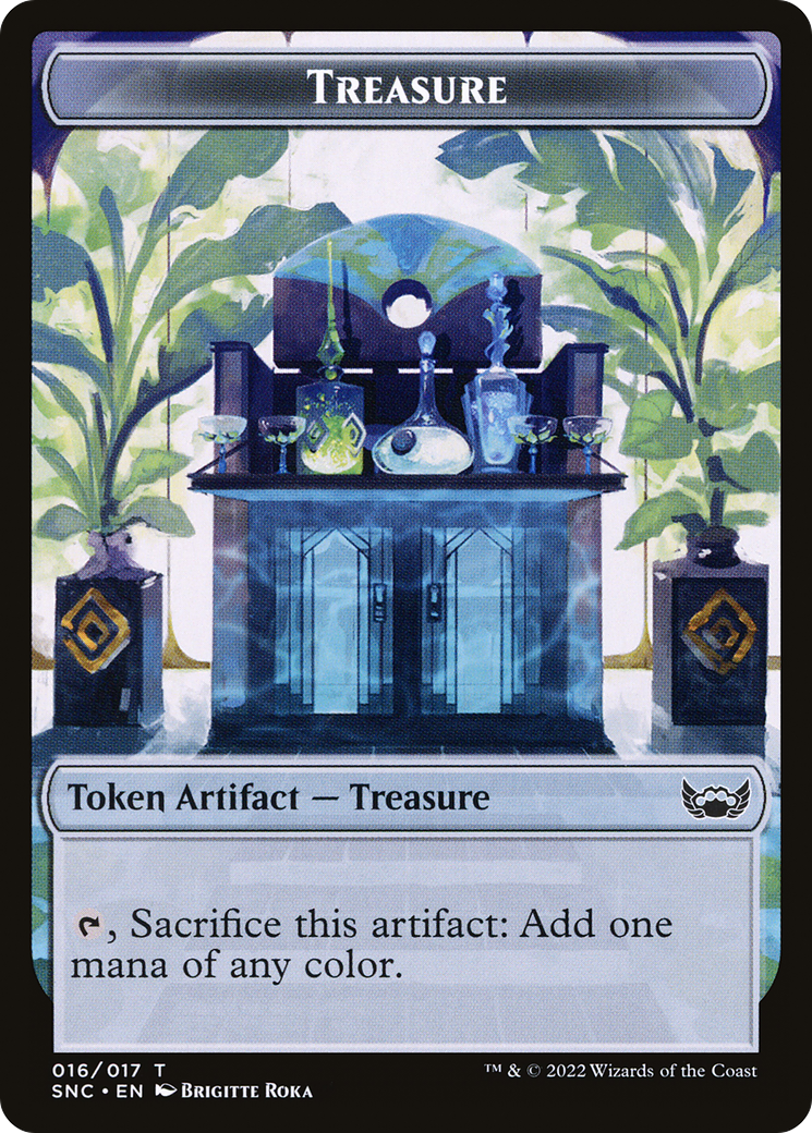 Treasure (TSNC-016) [Streets of New Capenna Tokens] Foil