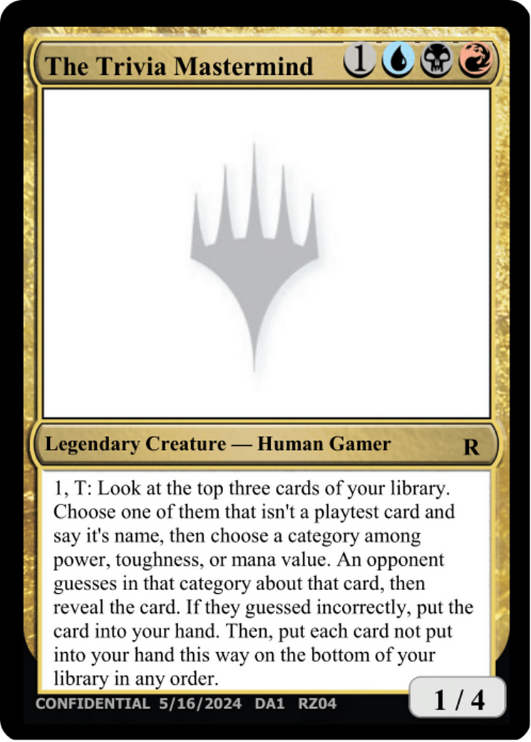 The Trivia Mastermind (UNK-RZ04L) [Unknown Event]
