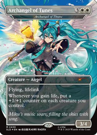 Archangel of Tunes  - Archangel of Thune (SLD-2430) [Secret Lair Drop Series] Foil