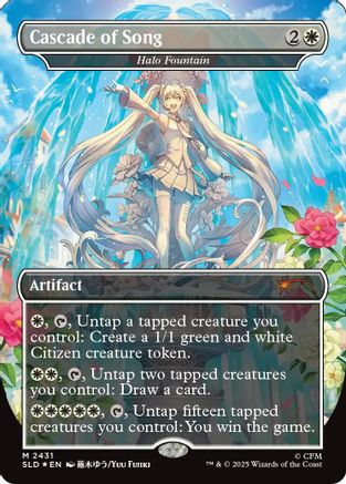 Cascade of Song - Halo Fountain (SLD-2431) [Secret Lair Drop Series] Foil