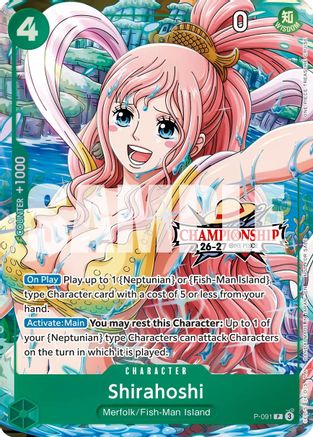 Shirahoshi (CS 26-27 Event Pack) (P-091) - One Piece Promotion Cards Foil