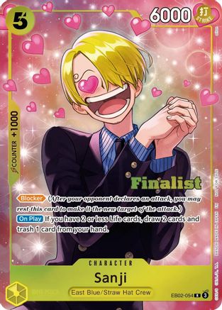 Sanji (CS 26-27 Finalist Card Set Vol. 1) (EB04-052) - One Piece Promotion Cards Foil