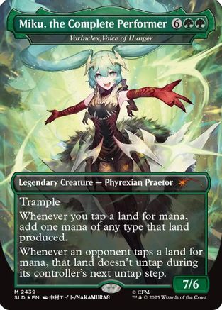 Miku, the Complete Performer - Vorinclex, Voice of Hunger (SLD-2439) [Secret Lair Drop Series] Foil