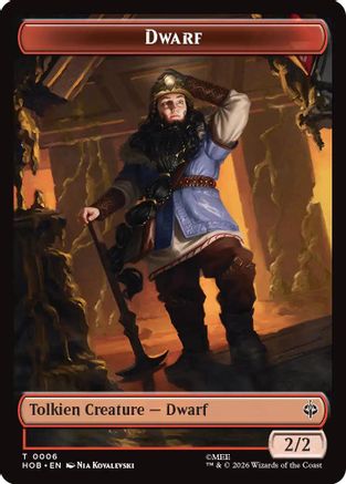 Dwarf // Enduring Story Double-Sided Token (HOB-6 // 14) [The Hobbit]