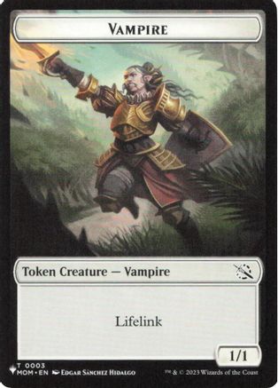 Vampire // Horse Double-Sided Token (LIST-3 // 10) [The List Reprints]