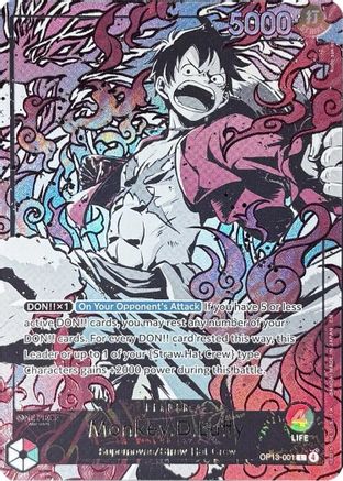 Monkey.D.Luffy (English Version 3rd Anniversary Set) (OP13-001) - One Piece Promotion Cards Foil