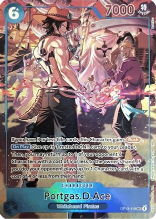 Portgas.D.Ace (119) (English Version 3rd Anniversary Set) (OP13-119) - One Piece Promotion Cards Foil
