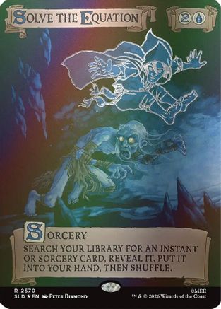 Solve the Equation (SLD-2570) (Out Of Sight Foil) [Secret Lair Drop Series] Foil