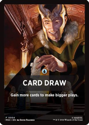 Card Draw Theme Card (MSC-004) [Commander: Marvel Super Heroes]