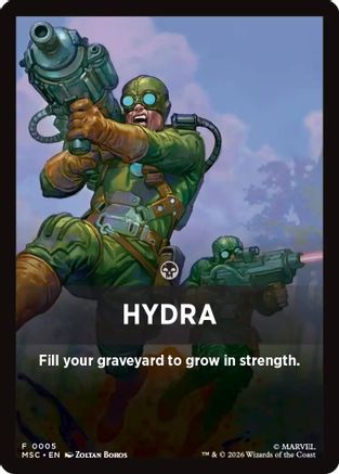 Hydra Theme Card (MSC-005) [Commander: Marvel Super Heroes]