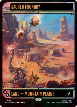 Sacred Foundry (Surge Foil) (TRK-495) [Star Trek] Foil