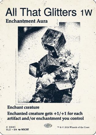 All That Glitters (SLZ-001) [Secret Lair x MSCHF: The Zeta Set]