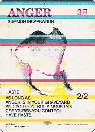 Anger (SLZ-296) [Secret Lair x MSCHF: The Zeta Set]