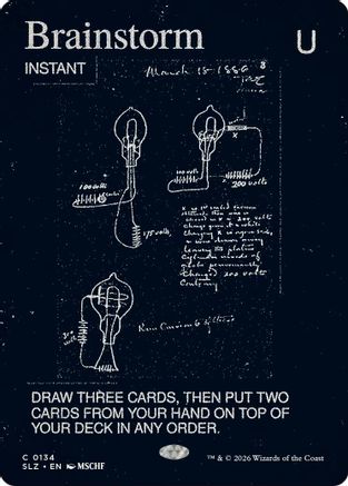 Brainstorm (SLZ-134) [Secret Lair x MSCHF: The Zeta Set]