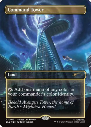 Command Tower (SLD-917) [Secret Lair Drop Series] Foil