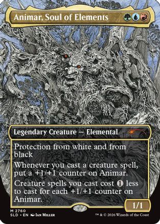 Animar, Soul of Elements (SLD-2760) [Secret Lair Drop Series]