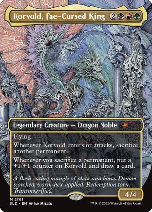 Korvold, Fae-Cursed King (SLD-2761) [Secret Lair Drop Series]