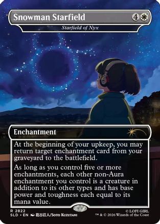 Snowman Starfield - Starfield of Nyx (SLD-2822) [Secret Lair Drop Series]