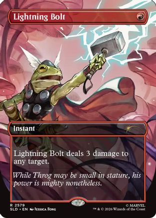 Lightning Bolt (SLD-2579) [Secret Lair Drop Series]