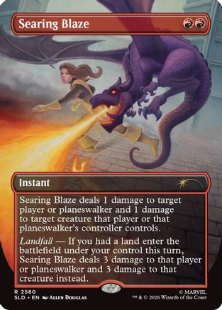 Searing Blaze (SLD-2580) [Secret Lair Drop Series] Foil