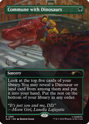 Commune with Dinosaurs (SLD-2581) [Secret Lair Drop Series]