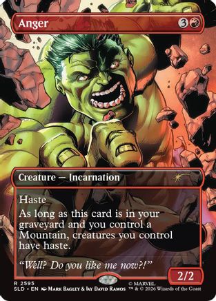 Anger (SLD-2595) [Secret Lair Drop Series] Foil